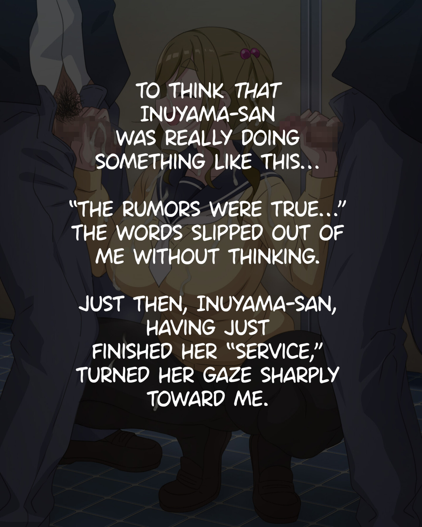 Hentai Manga Comic-Inuyama-san in the men's restroom.-Read-8